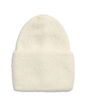 Tasha Cuffed Knit Beanie - White