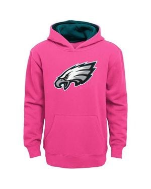 Outerstuff Girls Youth Philadelphia Eagles Prime Pullover Hoodie - Pink