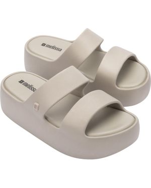 Melissa Free Line Platform Slide Sandal - Gray