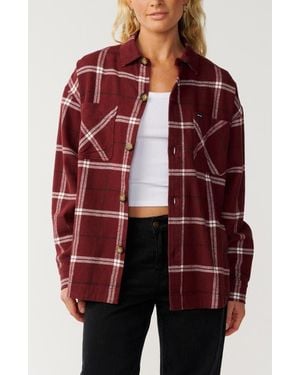 Rip Curl Venture Flannel Shirt - Red