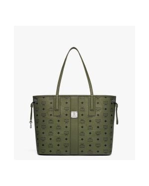 MCM Medium Liz Shopper - Green