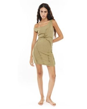 MOTHER OF ALL Papper Off Shoulder Mini Dress - Natural
