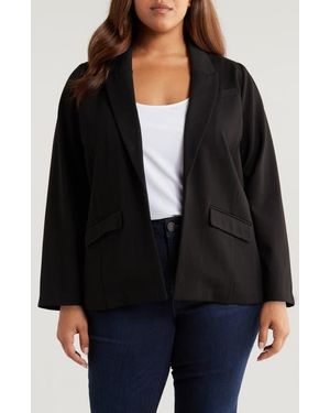 Wit & Wisdom Open Front Blazer - Black