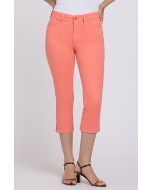NYDJ Chloe Side Slit Crop Jeans - Red