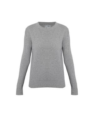 ATS Amara Ribbed Knit Top - Gray