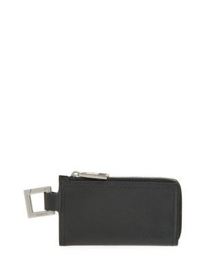 Jacquemus Le Porte Leather Zip Pouch - White