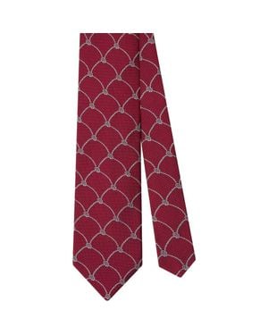 Robert Talbott Robert Net Rope Best Of Class Necktie - Red