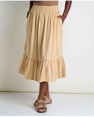 Toad & Co. Cipher Midi Skirt - Natural