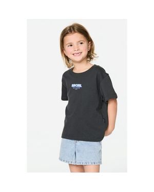 Rip Curl Kids' The Road Graphic Cotton T-Shirt - Gray