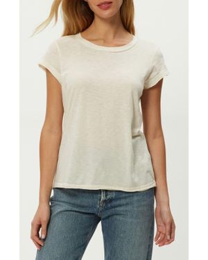Michael Stars Slub Crewneck Tee - Natural