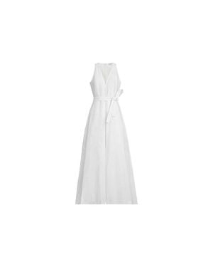 Brunello Cucinelli Broderie Anglaise Dress - White