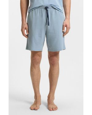 BOSS Mix Match Stretch Cotton Pajama Shorts - Blue