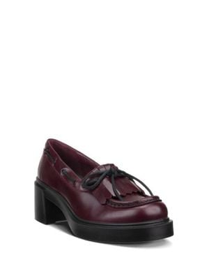 Ecco Metropole Seoul 45 Kiltie Moc Toe Loafer - Purple
