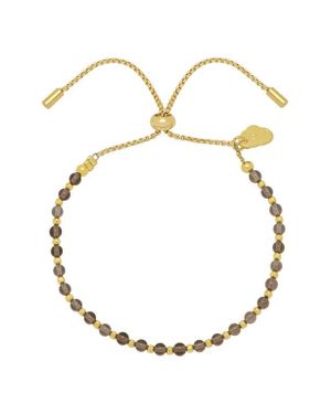 Estella Bartlett Amelia Beaded Slide Bracelet - Metallic