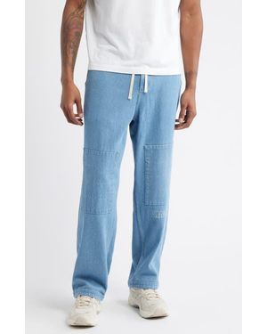 Pleasures Blitz Wide Leg Jeans - Blue