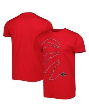 Stadium Essentials Toronto Raptors Element Logo Pop T-Shirt - Red