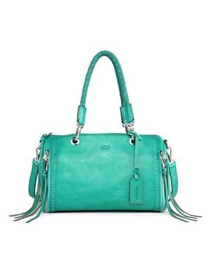Old Trend Lily Genuine Leather Classic Heritage Satchel - Green