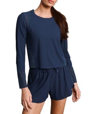 Rhone Lightspeed Performance Long Sleeve T-Shirt - Blue