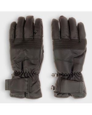 canada weather gear Ski Gloves With Velcro Strap - Black