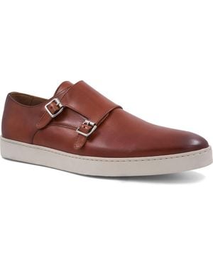 Bruno Magli Palestro Double Monk Shoe - Brown