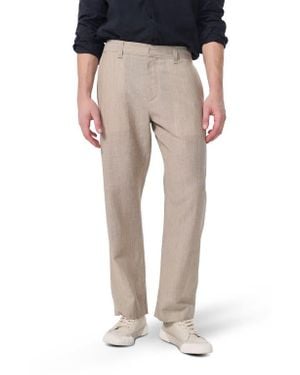 Rag & Bone Evan Tapered Donegal Wool Blend Pants - Natural