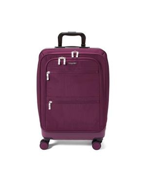 Baggallini Set Wave 22In 4 Wheel Hybrid Carry-On - Purple