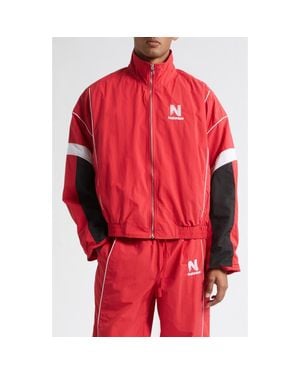 NAHMIAS Nylon Warm Up Jacket - Red