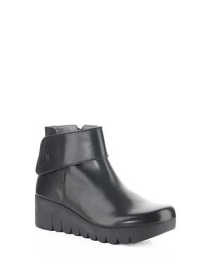 Fly London Vube Platform Wedge Bootie - Gray