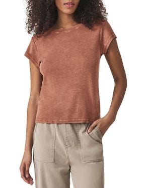 Splendid Faye Crewneck Tee - Brown