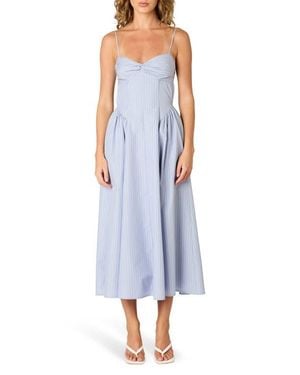 Nia Destene Stripe Sundress - Blue