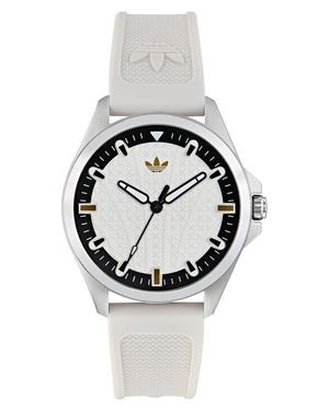 adidas Ao Fashion Iconic One Silicone Strap Watch, 40Mm - Gray