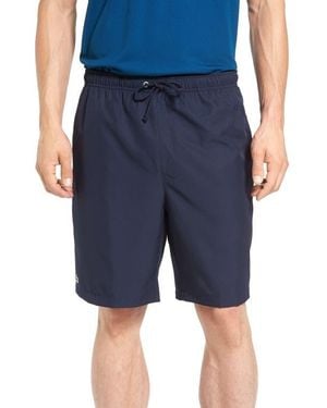 Lacoste 'Sport Diamante' Drawstring Athletic Shorts - Blue