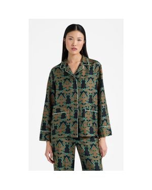 La DoubleJ Pajama Shirt Herald - Green