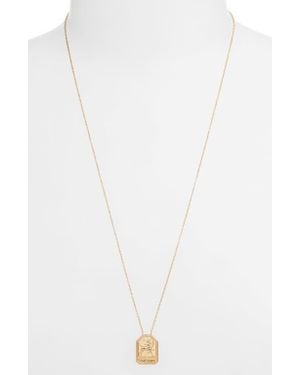 Jennifer Zeuner Kiana Zodiac Pendant Necklace - White