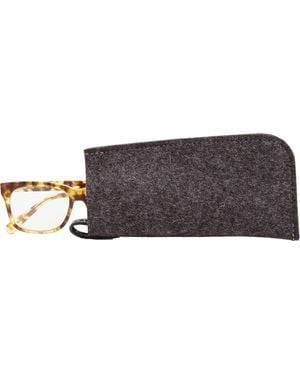 Graf & Lantz Classic Merino Wool Eyeglass Sleeve - Brown