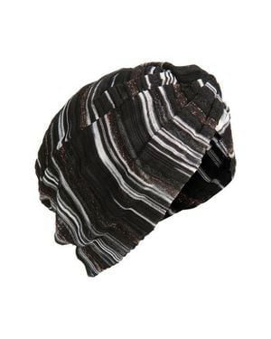 Missoni Knotted Stripe Head Wrap - Black