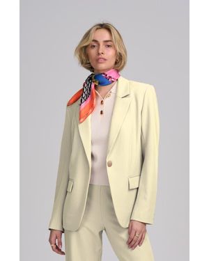 Elle Collection One Button Jacket - Natural