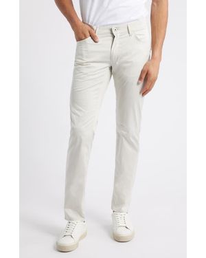 Brax Chuck U Modern Fit Stretch Cotton Pants - White
