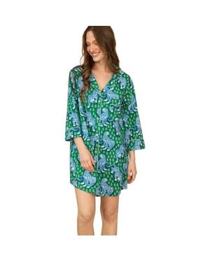 Printfresh Sleep Shirt - Blue