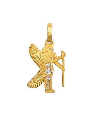 DARIUS Dendera Zodiac Diamond Charm - Metallic