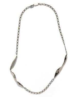 Faris Blade Necklace - White