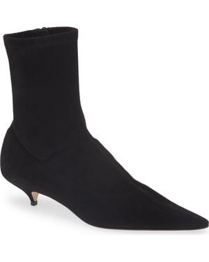 The Row Liisa Pointed Toe Bootie - Blue