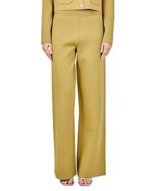 Endless Rose Relax Fit Sweater Pants - Yellow