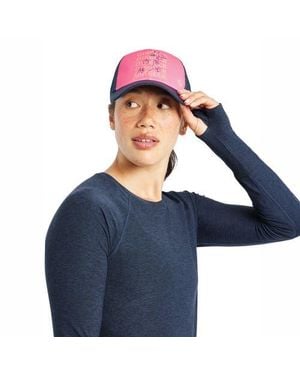 Oiselle Runner Trucker Hat - Blue