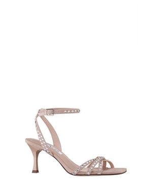 Nina Laura Ankle Strap Sandal - White