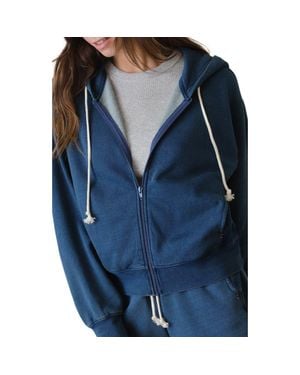 Marine Layer Cloud 9 Fleece Zip Hoodie - Blue