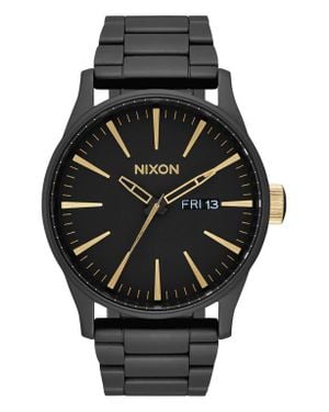 Nixon Sentry Bracelet Watch, 42Mm - Black