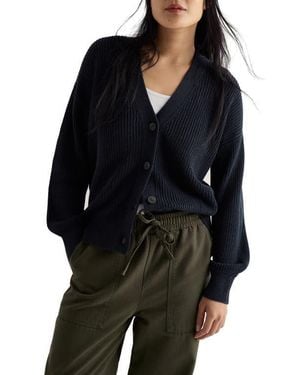 Seasalt Cornwall Winding Creek Organic Cotton Cardigan - Black