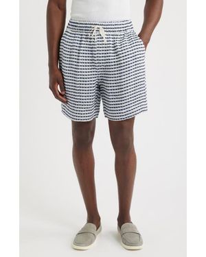 CHE Rita Linen Shorts - Blue