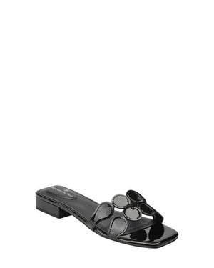 Bandolino Mayla Square Toe Slide Sandal - White